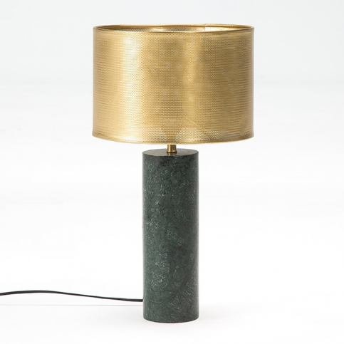 Stolní lampa s mramorovou základnou a detaily v bronzové barvě Thai Natura - Bonami.cz