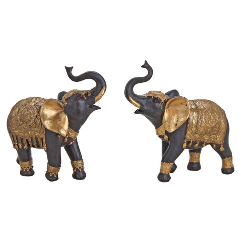Duo dekoračních slonů - Velký Košík