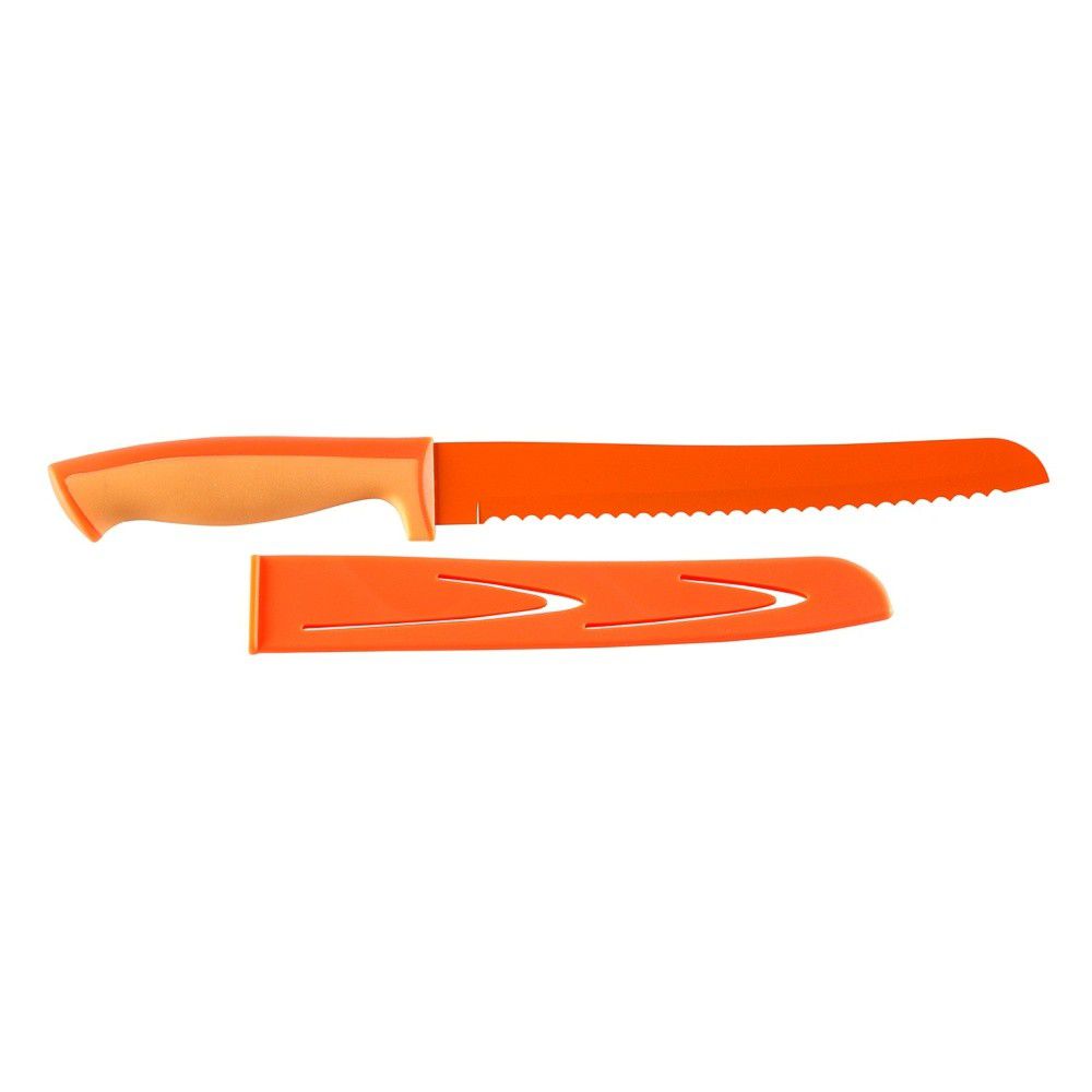 Oranžový nůž na pečivo Versa, 20 cm - Bonami.cz