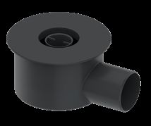 Sifon Tece Drainline plast černá 650002 - Siko - koupelny - kuchyně