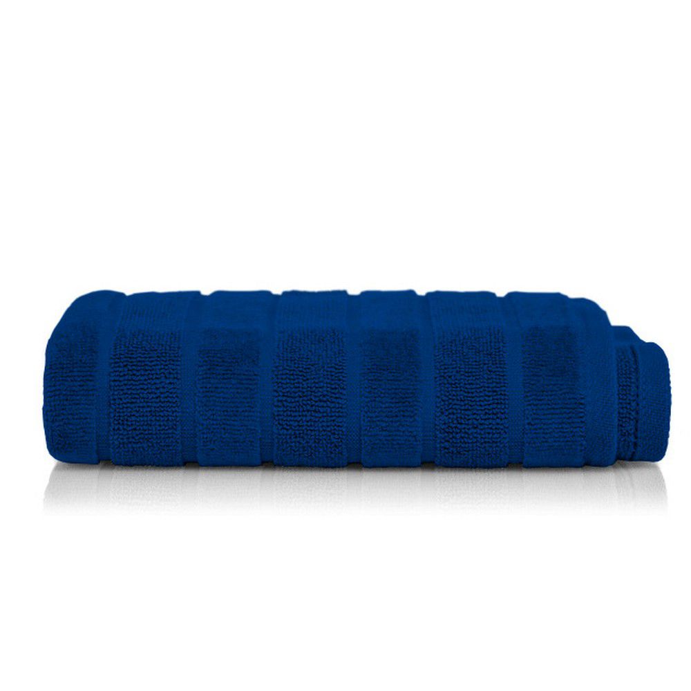 Tmavě modrý bavlněný ručník Maison Carezza Siena, 50 x 70 cm - Bonami.cz
