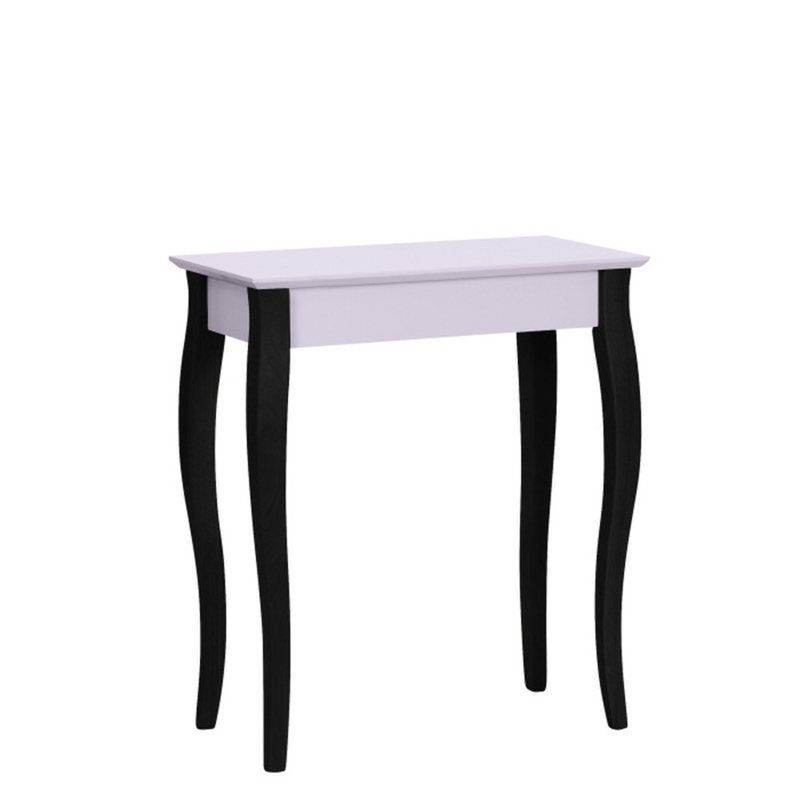 Světle růžový konzolový stolek s černými nohami Ragaba Lilo, šířka 65 cm - Favi.cz