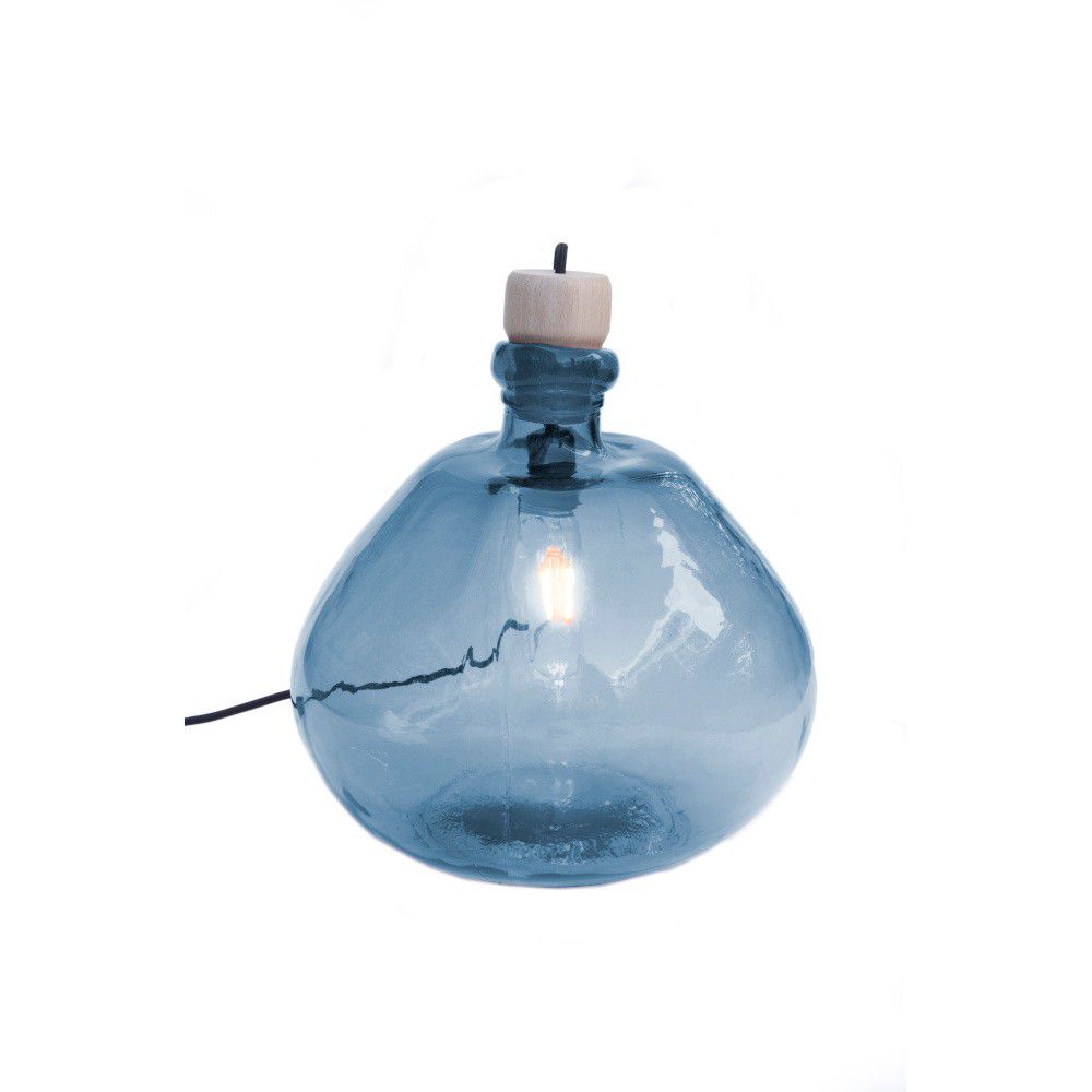 Modré svítidlo z recyklovaného skla Surdic Tropez, ø 22 cm - Bonami.cz