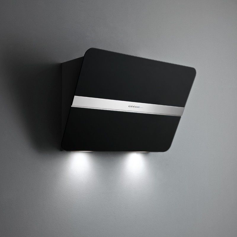 Falmec FLIPPER nástěnný 55 cm černé sklo 800 m3/h - VIP interiér