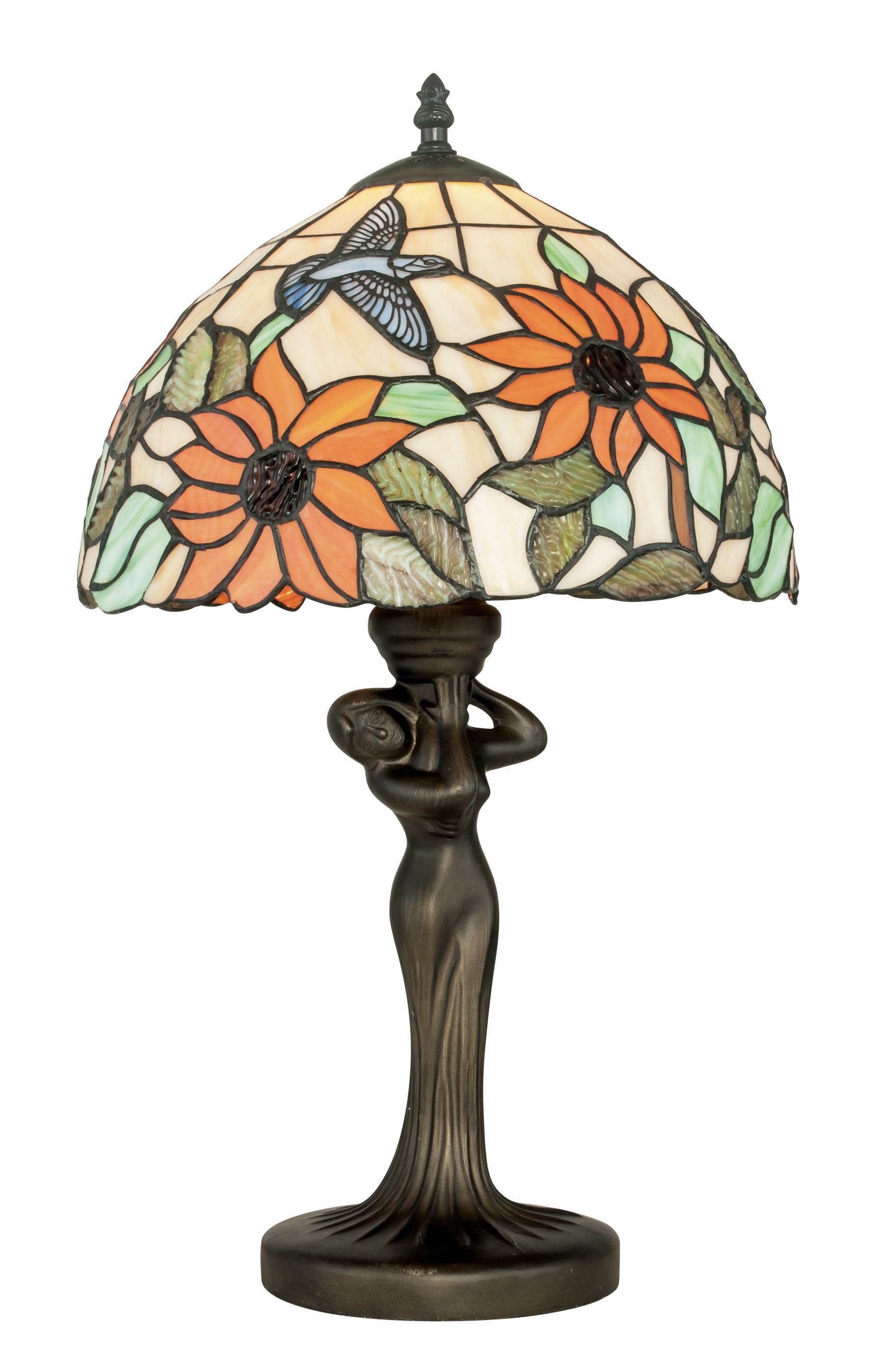 Faneurope I-DAFNE-LG1 stolní lampa s motivy květin a kolibříka - Bonami.cz