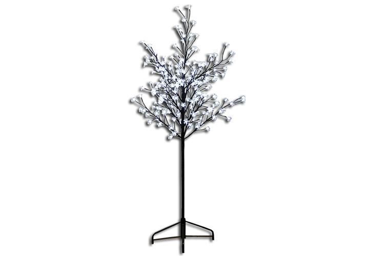 Nexos 1122 Dekorativní LED osvětlení - strom s květy 1,5 m - Kokiskashop.cz