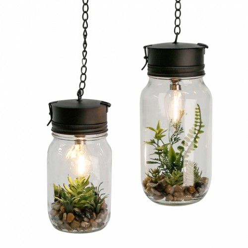 Lampa s rostlinami malá- DO - M-byt