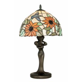 Faneurope I-DAFNE-LG1 stolní lampa s motivy květin a kolibříka