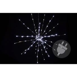 Nexos Vánoční osvětlení - meteorický déšť - studená bílá, 120 LED, 60 cm