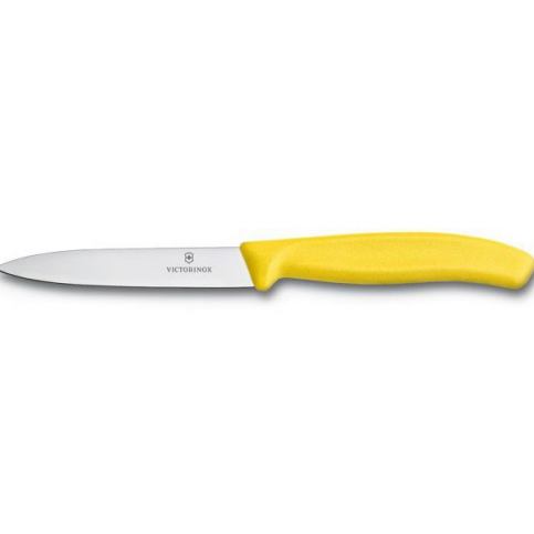 Victorinox Kuchyňský nůž VICTORINOX na zeleninu žlutý 10 cm - Favi.cz