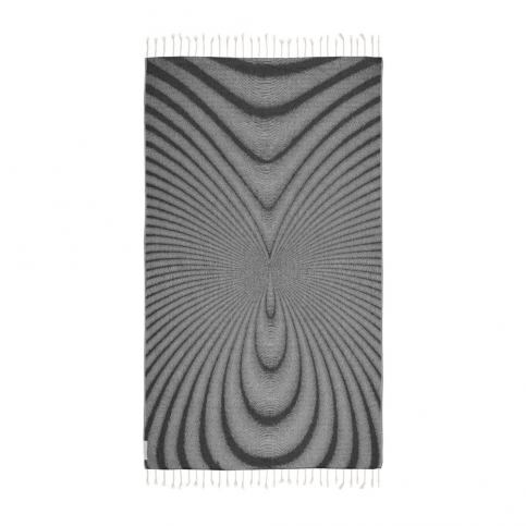 Tmavě šedá hammam osuška z bavlněných a bambusových vláken Begonville Magnetic, 180 x 95 cm - Bonami.cz