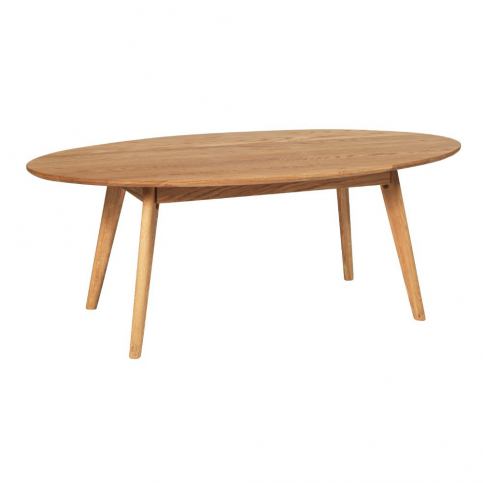 Přírodní konferenční stolek z dubového dřeva Folke Yumi, 130 x 65 m - Bonami.cz