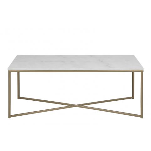 Konferenční stolek z mramoru Alisma, 120 x 46 cm - Nábytek aldo - NE