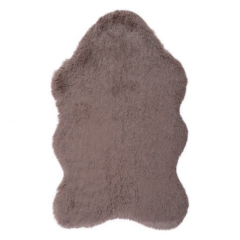 Hnědý kožešinkový koberec Floorist Soft Bear, 70 x 105 cm - Bonami.cz
