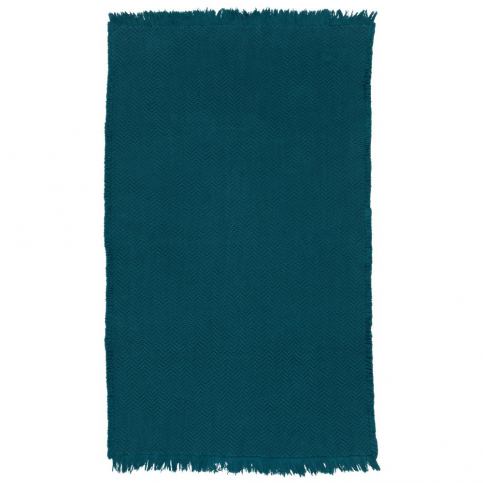 Dětský tmavě modrý bavlněný koberec Nattiot Albertine, 85 x 140 cm - Bonami.cz