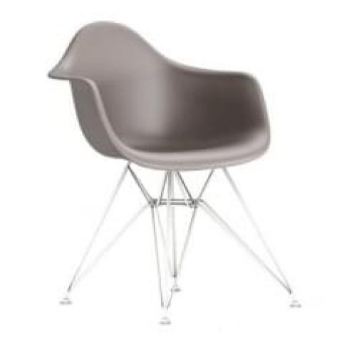 Designová židle DAR, cappuccino (RAL 9003)  - Designovynabytek.cz