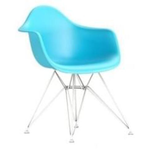 Designová židle DAR, sky blue (RAL 9003)  - Designovynabytek.cz