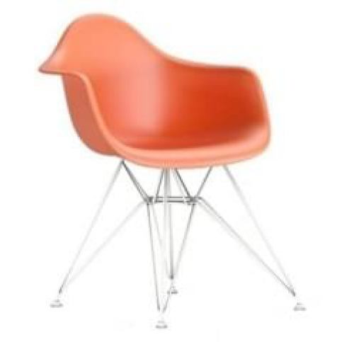 Designová židle DAR, oranžová (RAL 9003)  - Designovynabytek.cz