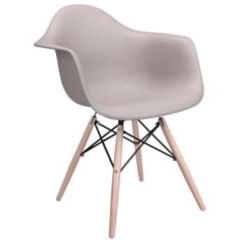 Designová židle DAW, cappuccino (Buk)  - Designovynabytek.cz