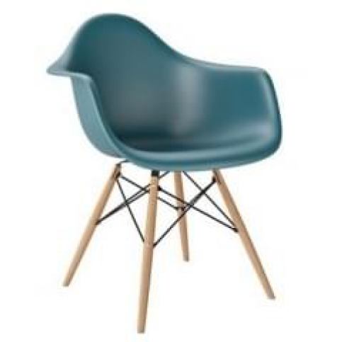 Designová židle DAW, ocean (Buk)  - Designovynabytek.cz
