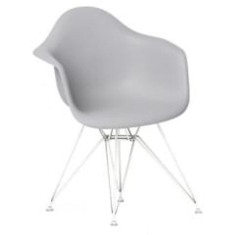 Designová židle DAR, světle šedá (RAL 9003)  - Designovynabytek.cz