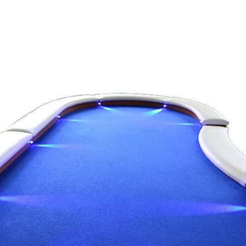 OEM D32098 Pokerový stůl pro 10 osob s LED osvětlením - T-zboží.cz