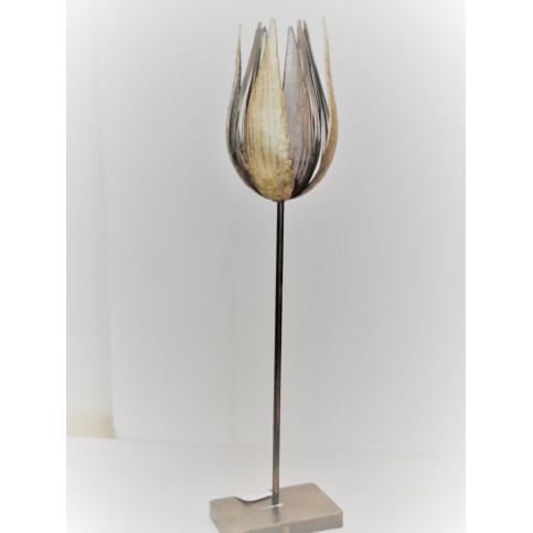 Svícen kovový tulipán - DEC - M-byt