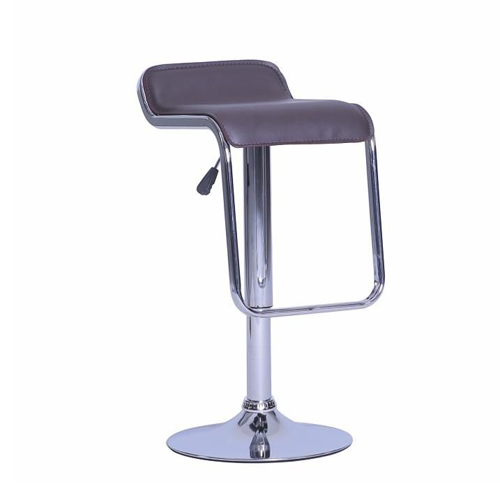 Barová židle, ekokůže hnědá / chrom, ILANA 0000183141 Tempo Kondela - DEKORHOME.CZ