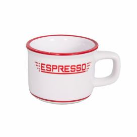 Bílý keramický hrnek na espresso 100 ml – Antic Line