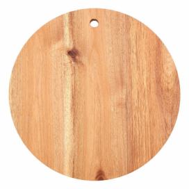 Prkénko z akáciového dřeva Premier Housewares, ⌀ 30 cm