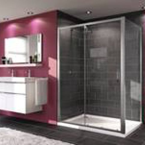 Sprchové dveře Huppe Next posuvné 100 cm, čiré sklo, chrom profil SIKONEXTD2100ST100 - Siko - koupelny - kuchyně