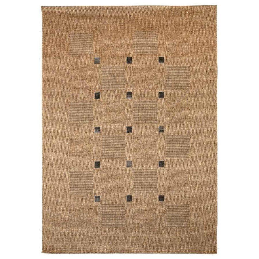 Devos koberce Kusový koberec FLOORLUX Coffee/Black 20079 – na ven i na doma - 160x230 cm - 4home.cz