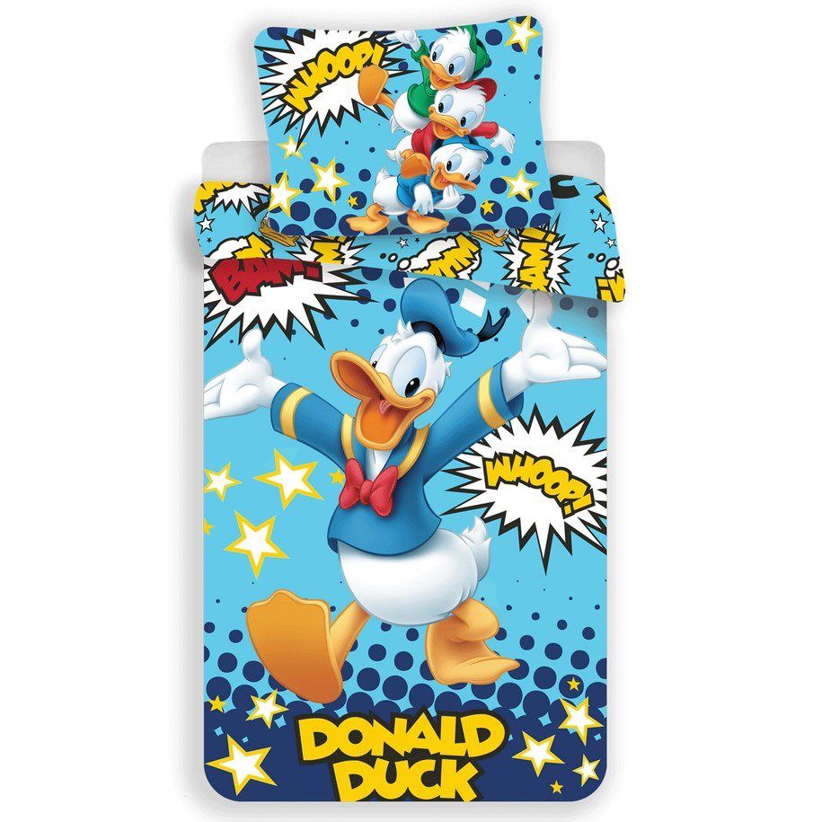 Jerry Fabrics Dětské bavlněné povlečení Donald Duck 02, 140 x 200 cm, 70 x 90 cm - 4home.cz