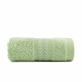 Zelený ručník z čisté bavlny Foutastic, 30 x 50 cm