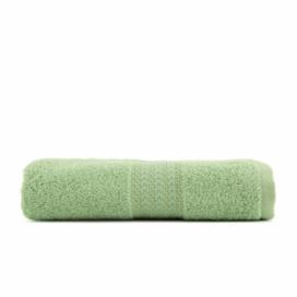 Zelený ručník z čisté bavlny Sunny, 70 x 140 cm
