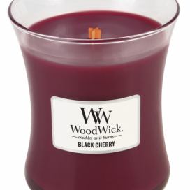 Střední vonná svíčka Woodwick, Black Cherry