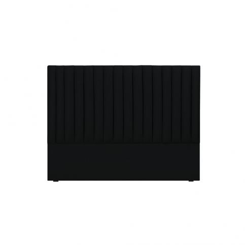 Černé čelo postele Cosmopolitan design NJ, 140 x 120 cm - Bonami.cz