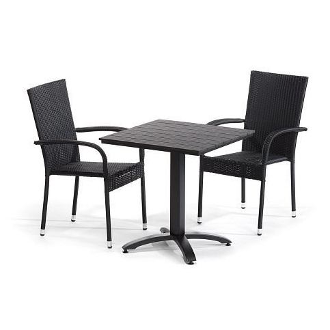GASTRO sestava stůl SQUARE + 2x židle PARIS, cena za set - Favi.cz