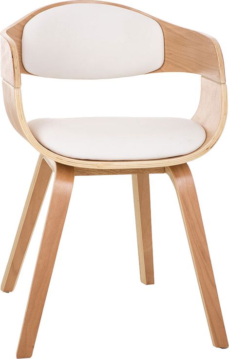 BHM Germany Konferenční / jídelní židle dřevěná Kingdom (SET 2 ks), bílá Barva: Bílá - M DUM.cz