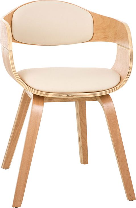 BHM Germany Konferenční / jídelní židle dřevěná Kingdom (SET 2 ks), krémová Barva: krémová - M DUM.cz