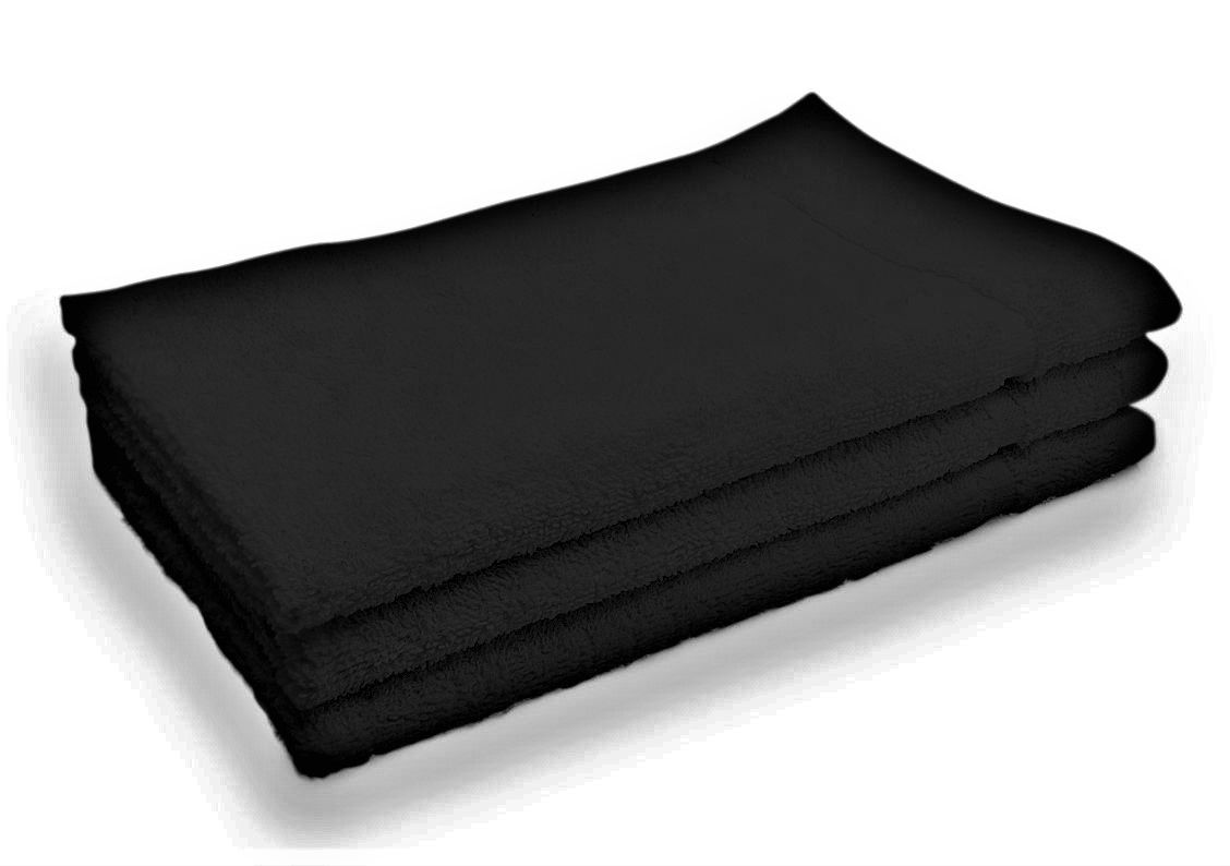 Ručník Classic 30 x 30 cm černý - Výprodej Povlečení