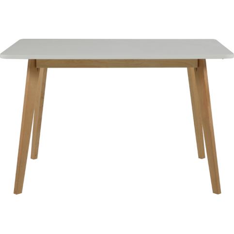 Design Scandinavia Jídelní stůl Corby, 120 cm bříza / bílá Barva: bříza / bílá - M DUM.cz