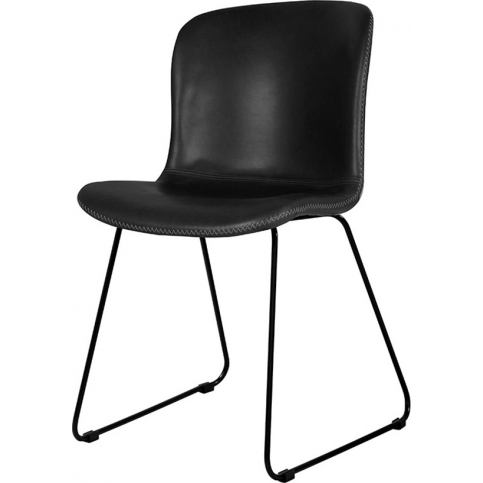 Danish Style Jídelní židle Serena (SET 2 ks), vintage černá Barva: černá - M DUM.cz