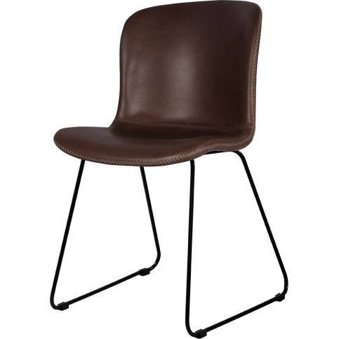 Danish Style Jídelní židle Srn (pár, 2 ks), vintage hnědá Barva: hnědá - M DUM.cz