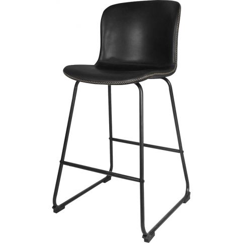 Danish Style Barová židle Serena (SET 2 ks), vintage černá Barva: černá - M DUM.cz
