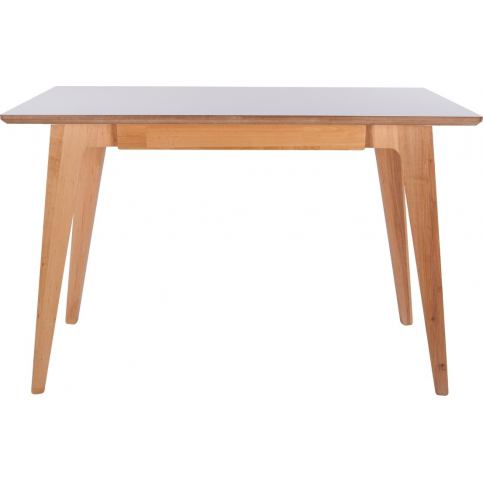 Mørtens Furniture Pracovní stůl se zásuvkou, šířka 100 cm, nohy olše, pracovna či - M DUM.cz