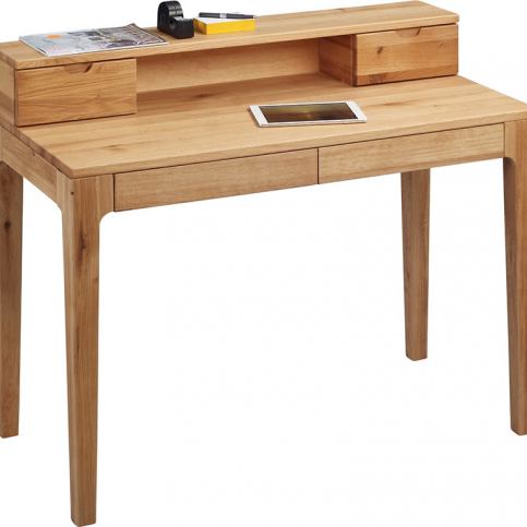 Artenat Psací stůl s nástavbou, šířka 110 cm, divoký dub, minimalistický design Barva: - M DUM.cz