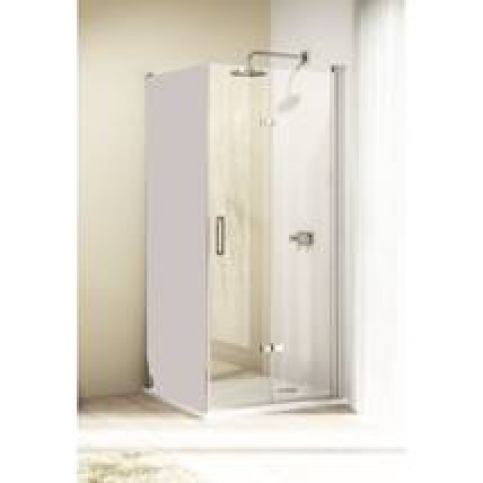 Sprchové dveře Huppe Design Elegance dvoukřídlé 80 cm, čiré sklo, satin profil, levé 8E0803.087.322 - Siko - koupelny - kuchyně