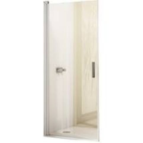Sprchové dveře Huppe Design Elegance jednokřídlé 100 cm, čiré sklo, satin profil, univerzální 8E0603 - Siko - koupelny - kuchyně