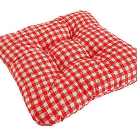 Sedák na židli Soft canafas červený - Výprodej Povlečení